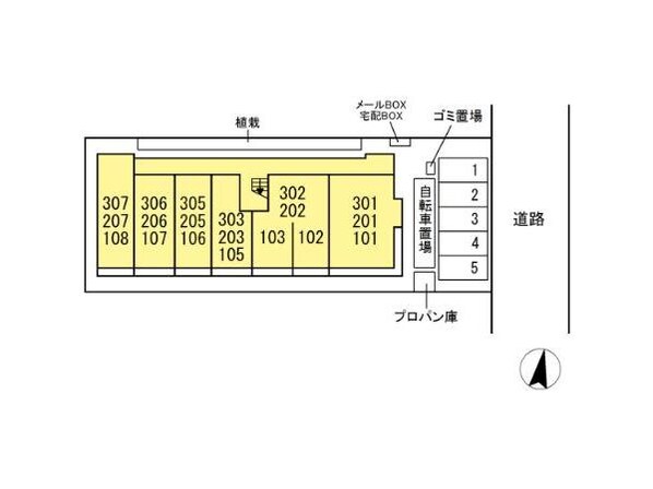 D-residence西町（D)の物件外観写真